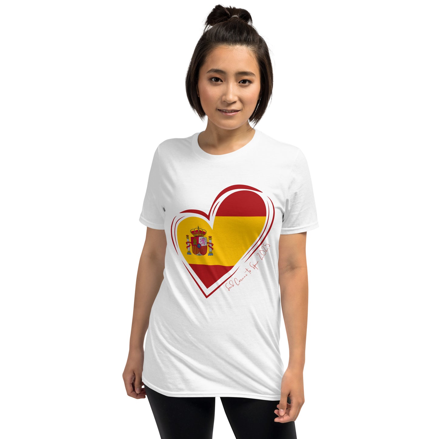 Send Corinne to Spain Spanish Flag Tee