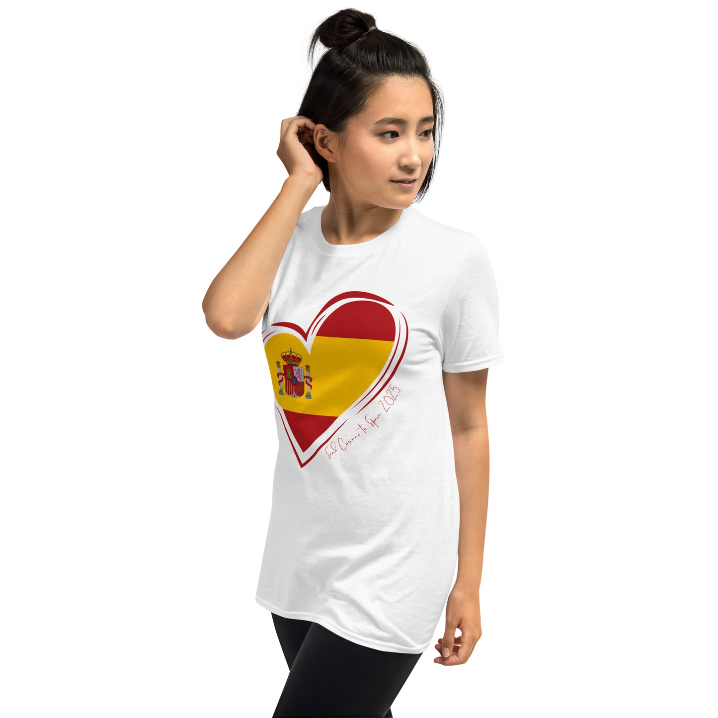Send Corinne to Spain Spanish Flag Tee