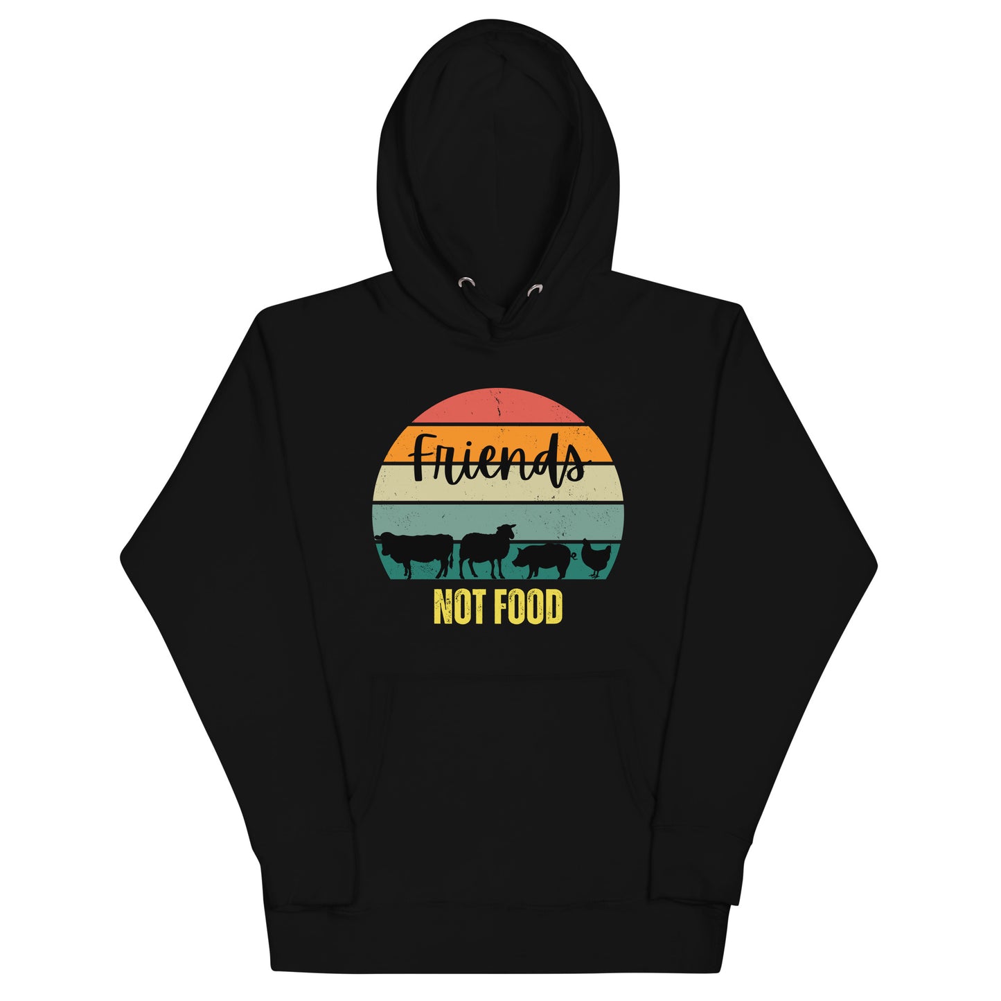 Friends Not Food Hoodie