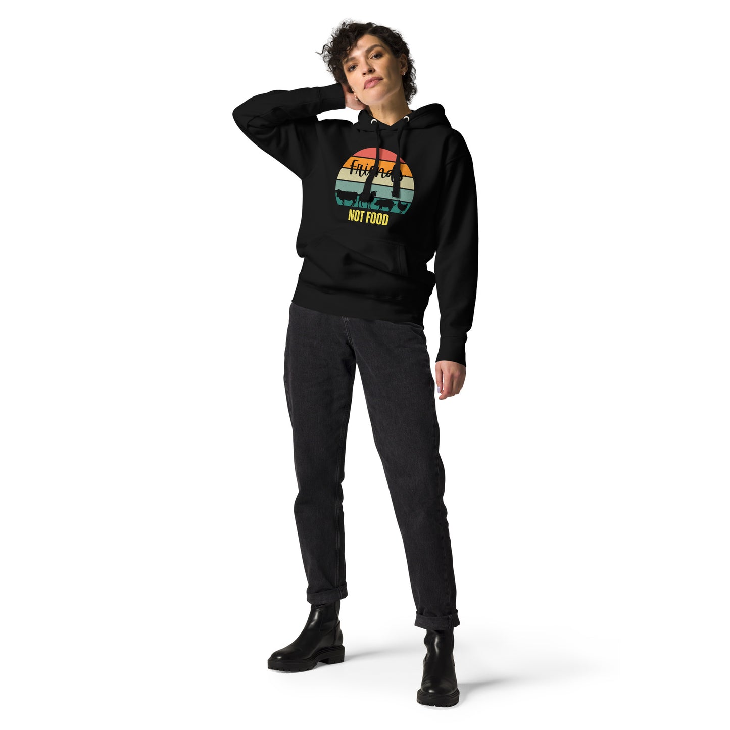 Friends Not Food Hoodie