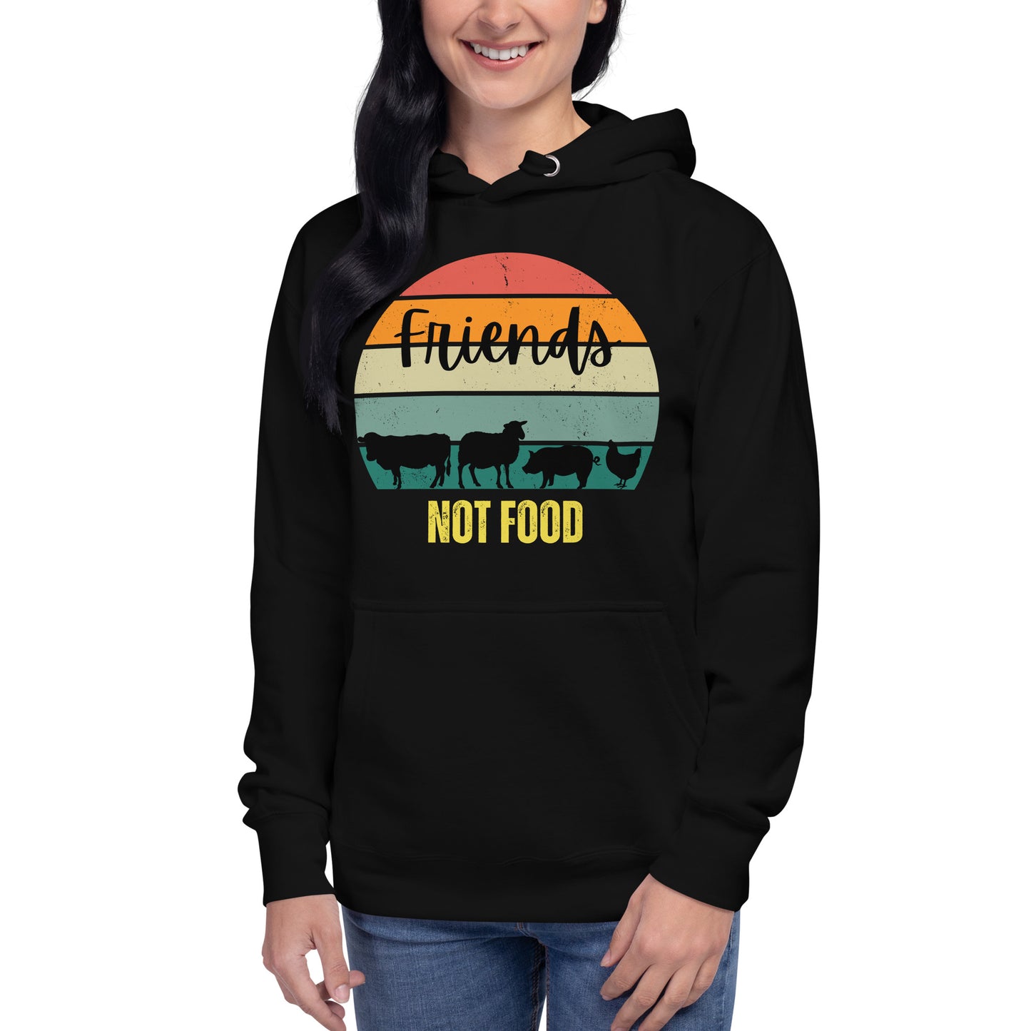 Friends Not Food Hoodie