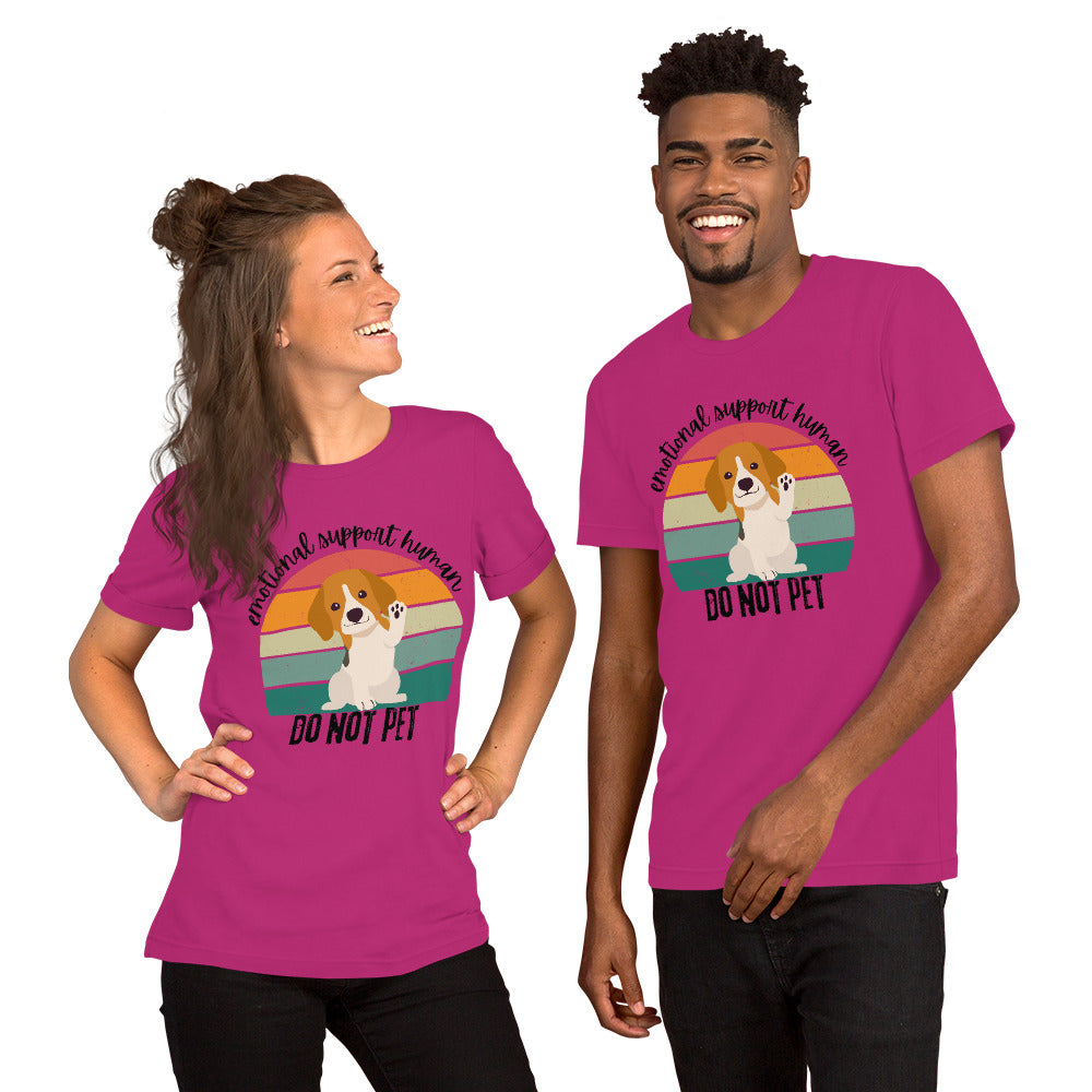 Emotional Support Human Black Print