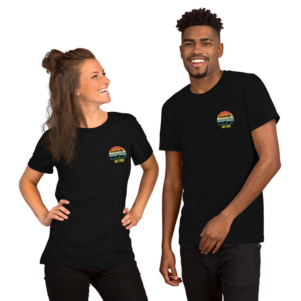 Friends Not Food - Front & Back Tee