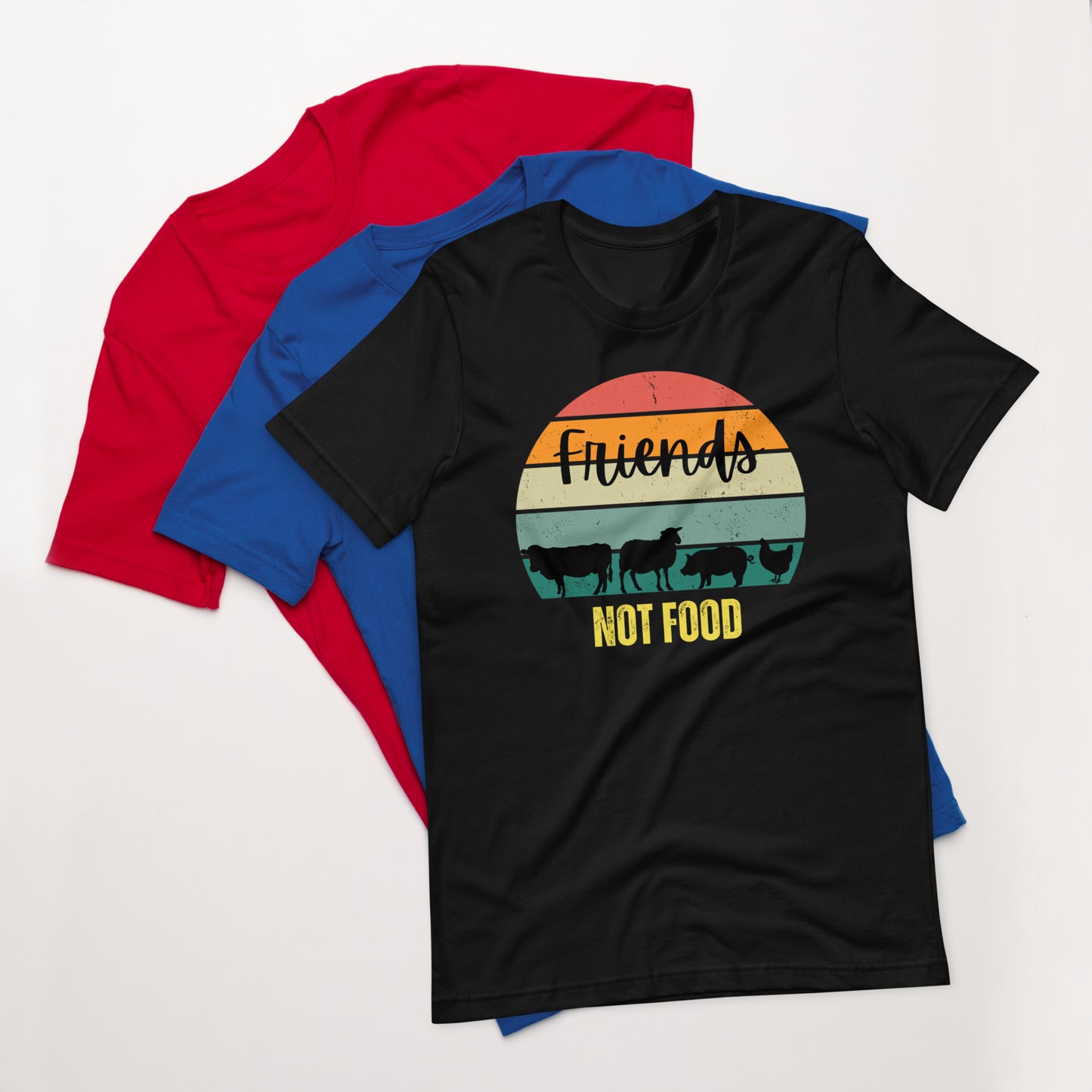 Friends Not Food - Front Print Tee