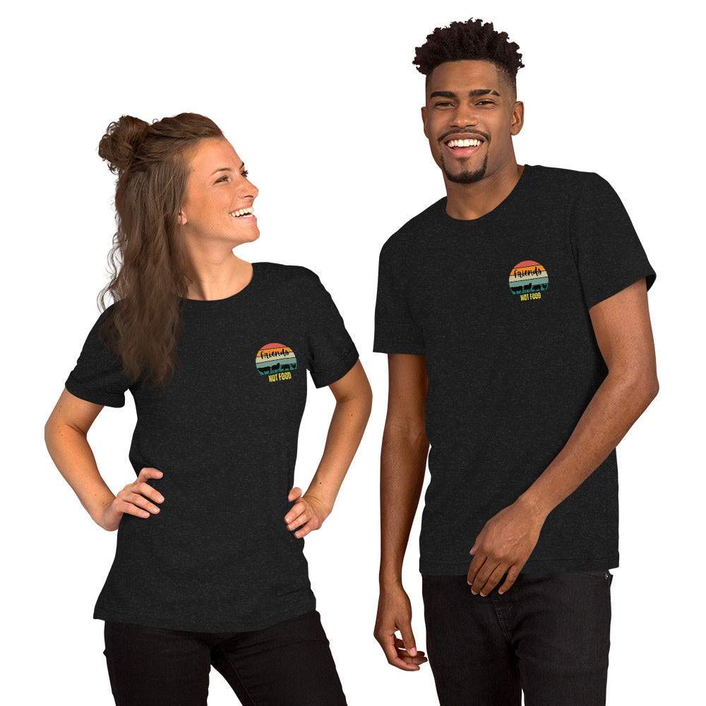 Friends Not Food - Front & Back Tee