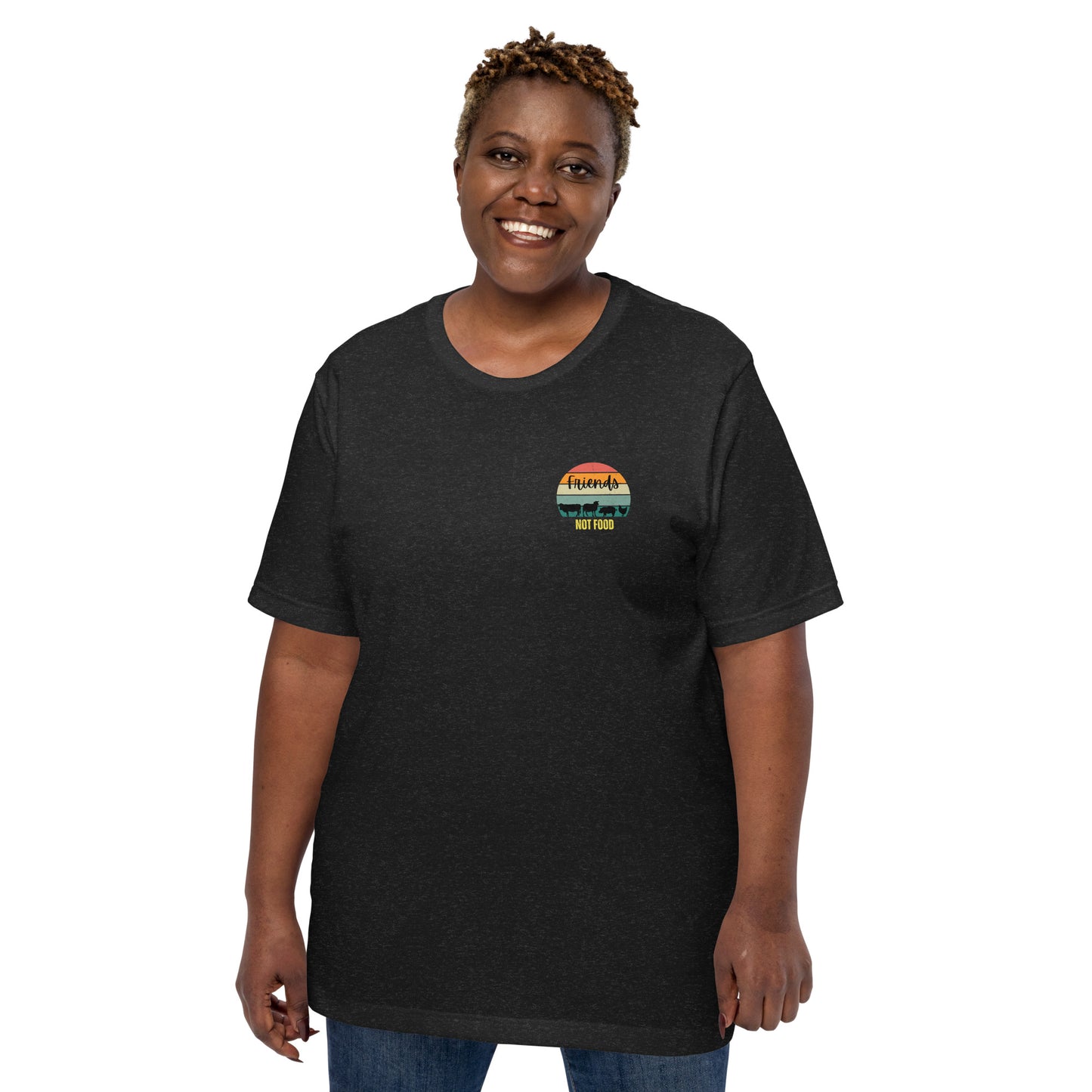 Friends Not Food - Front & Back Tee