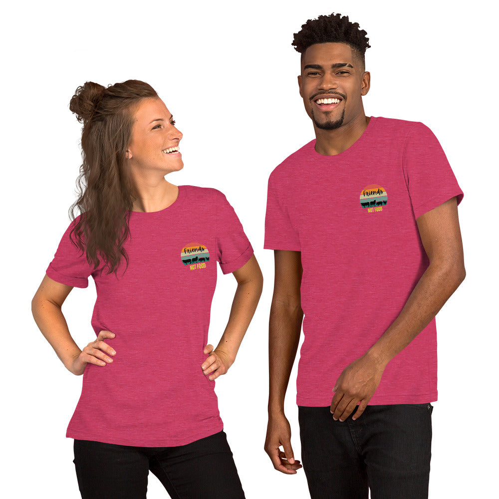 Friends Not Food - Front & Back Tee