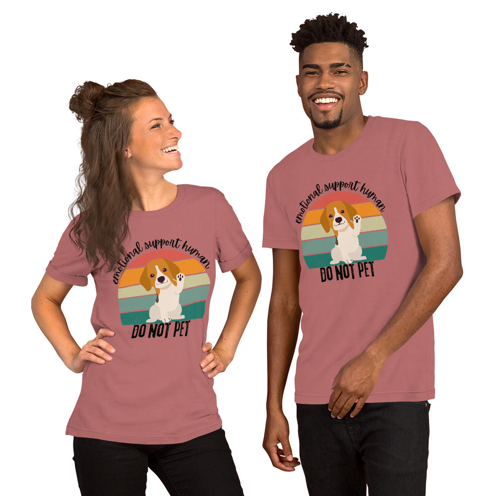 Emotional Support Human Black Print