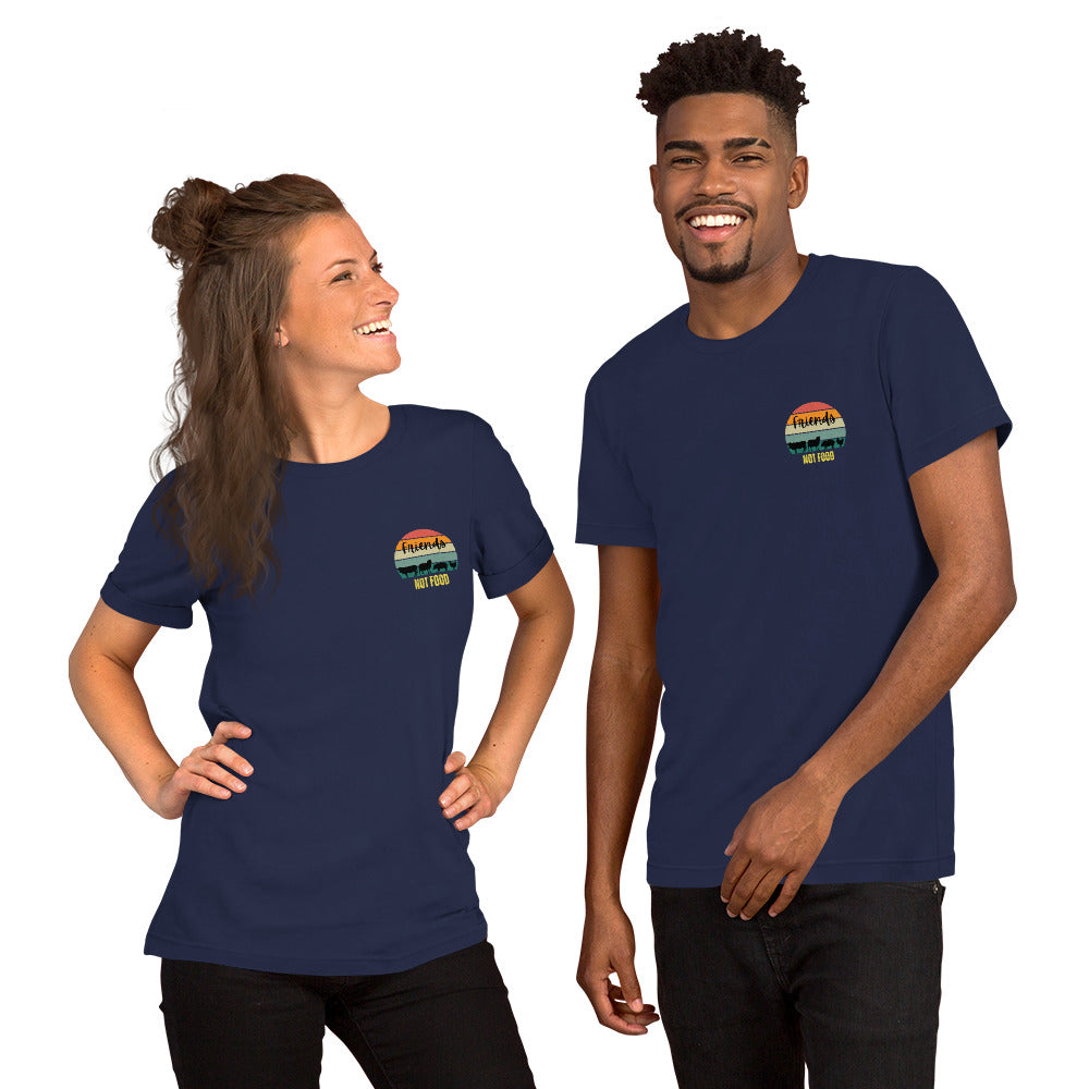 Friends Not Food - Front & Back Tee