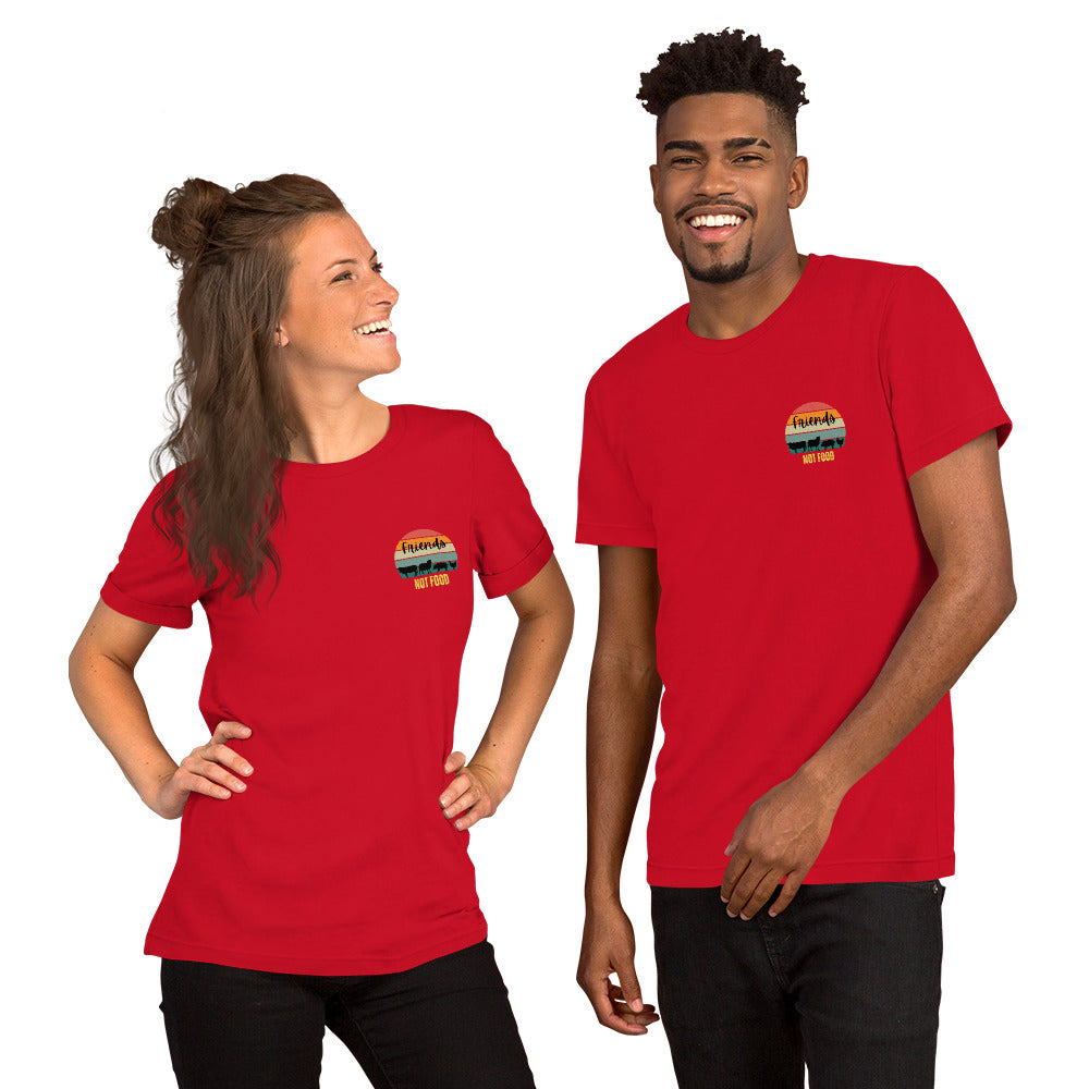 Friends Not Food - Front & Back Tee