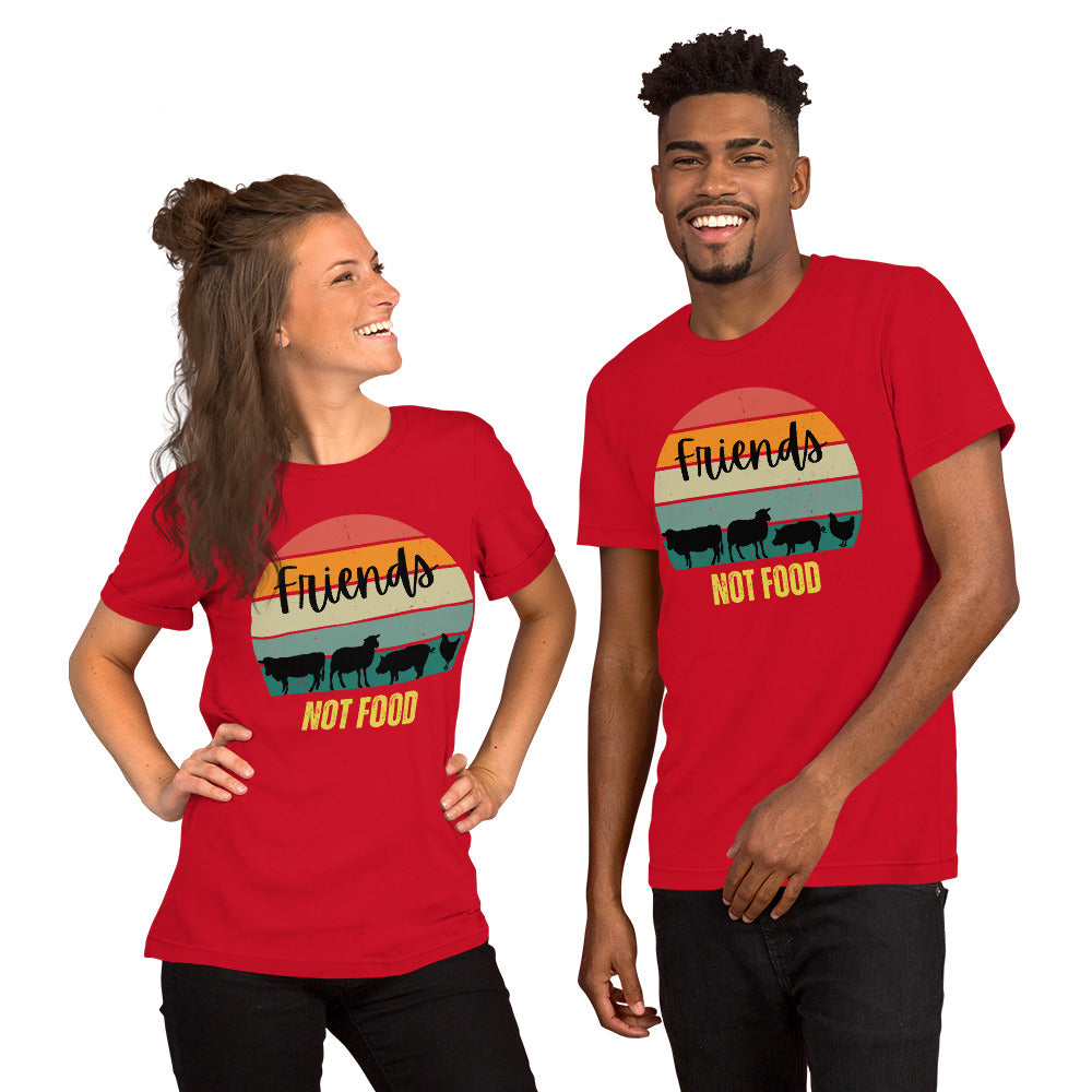 Friends Not Food - Front Print Tee